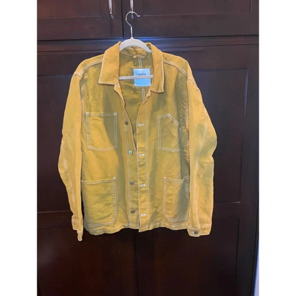 Zara Corduroy‎ Tan Jacket Men’s XL Autumn Fall Skater Streetwear